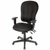 Homeroots Black Fabric Chair 29 x 26 x 40.5 in. 372355